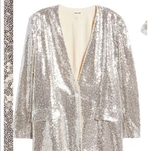 Open Edit Sequin blazer